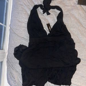 Lulu’s halter jumpsuit